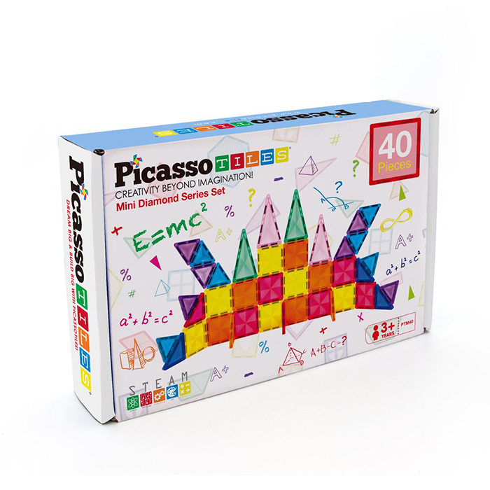 Juego de Construcción Magnético 40 Piezas