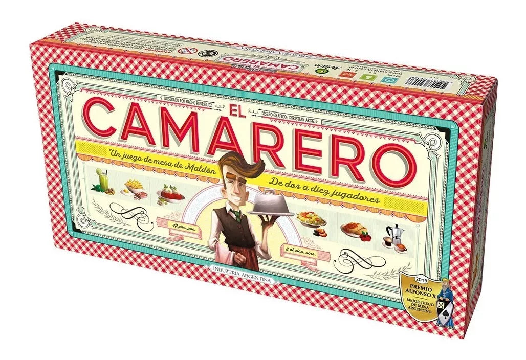 Juego De Mesa El Camarero Memoria Para Niños Y Adultos