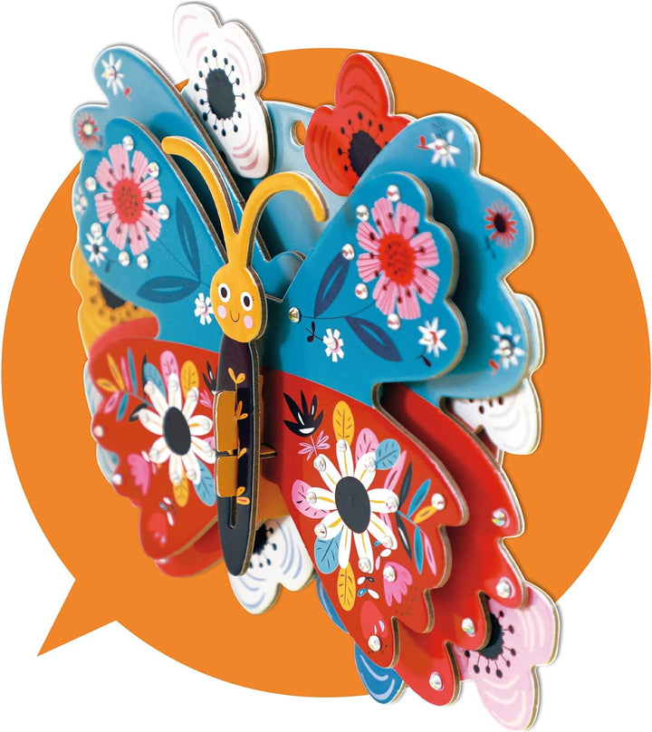 Set De Arte Y Manualidades Mariposa En 3D