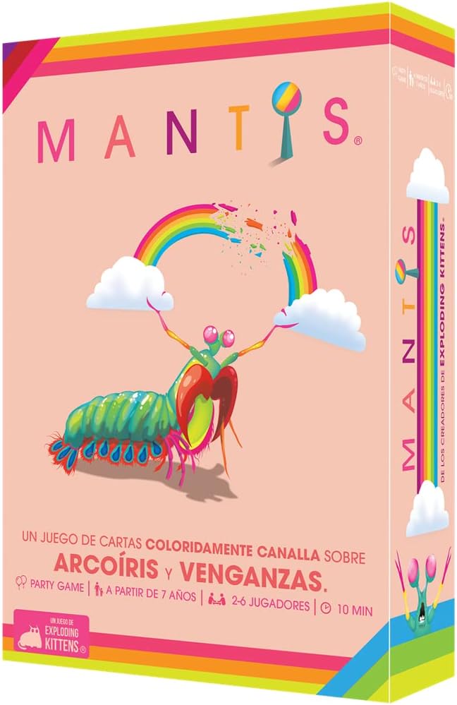 Juego De Mesa Mantis De Colores