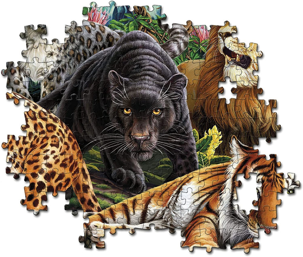 Rompecabezas 500 Piezas Felinos Leon Trigre
