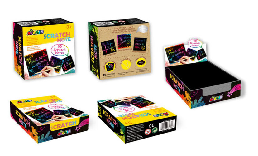 Set De Arte Notas De Papel Magicas Scratch