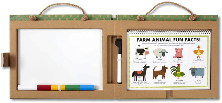 Juega, Crea y Dibuja Imanes Reutilizables de Granja
