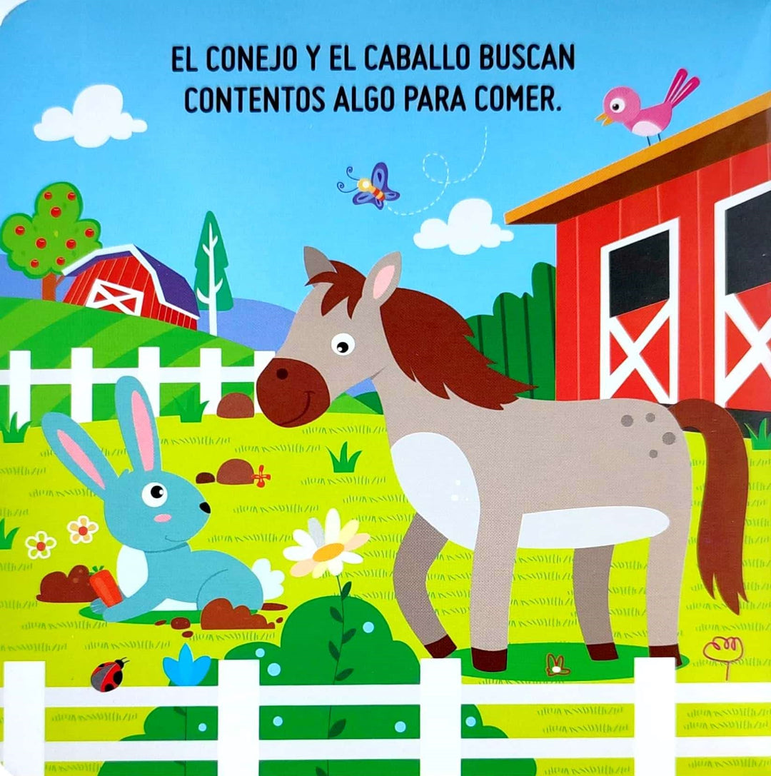 Libro y Rompecabezas Animales Granja
