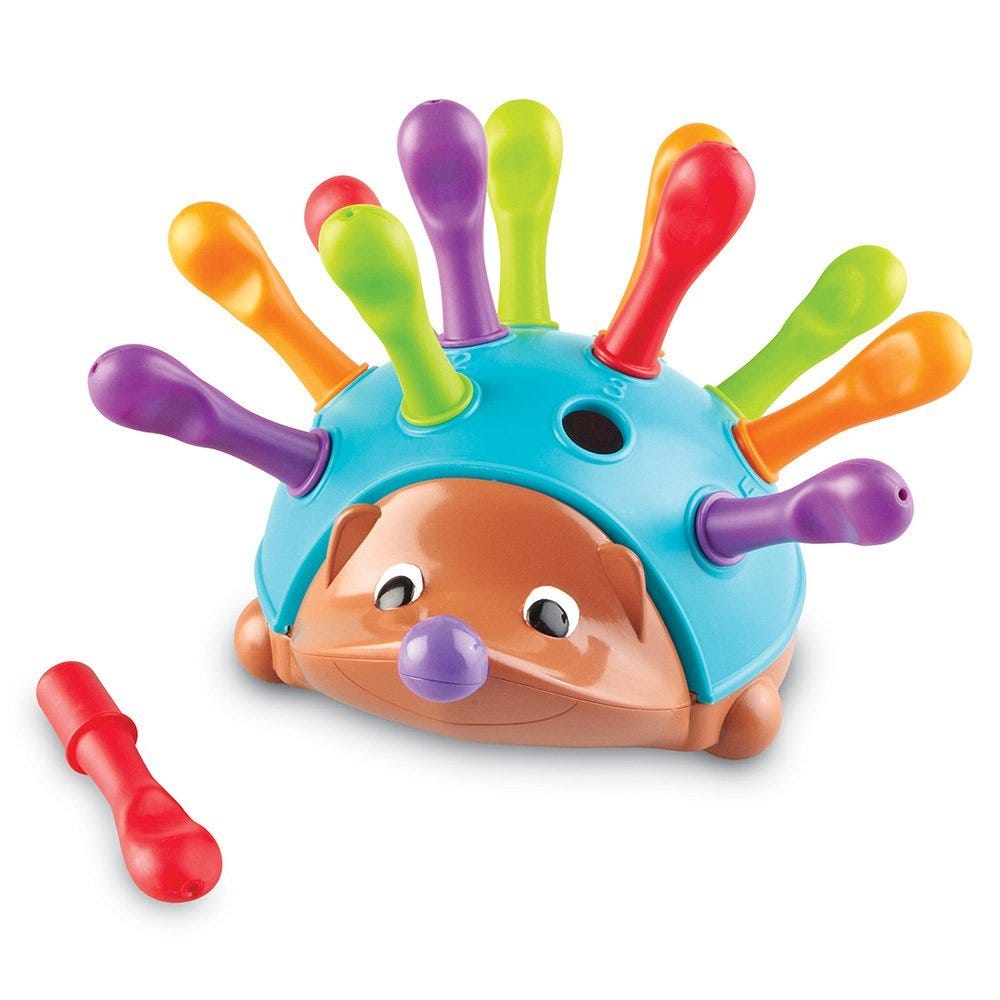Juego Erizo de Motricidad Fina Colores y Números Para Niños
