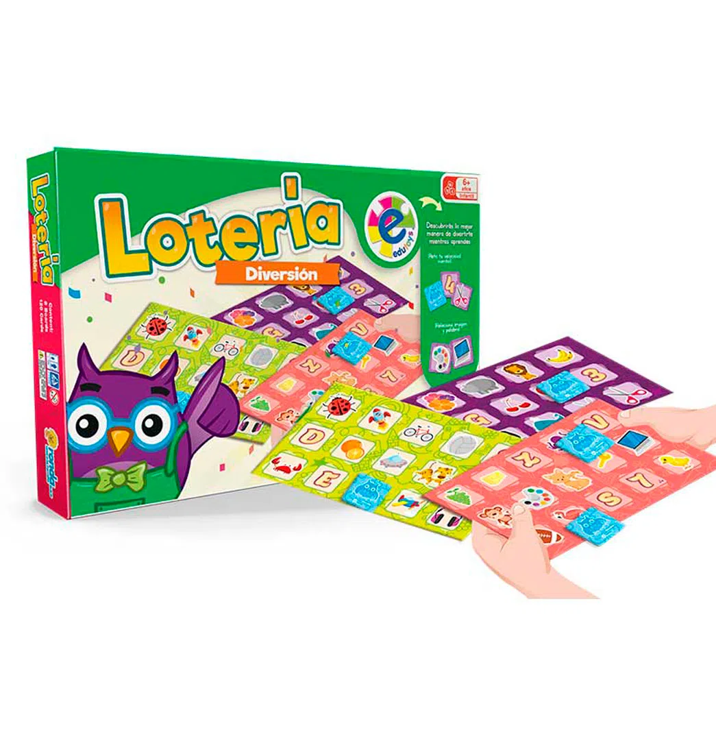 Juego Didactico Loteria Diversion Ronda