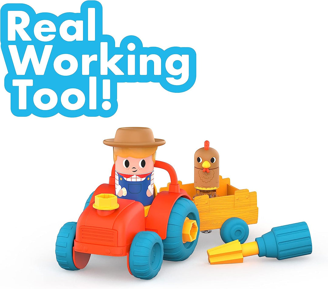Juguete De Construcción Tractor Steam Para niños