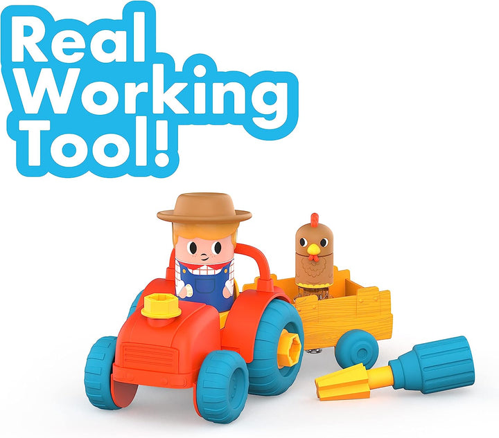 Juguete De Construcción Tractor Steam Para niños