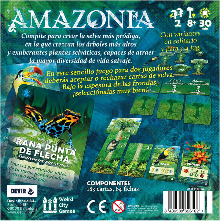 Juego De Mesa Amazonia Niños Adultos