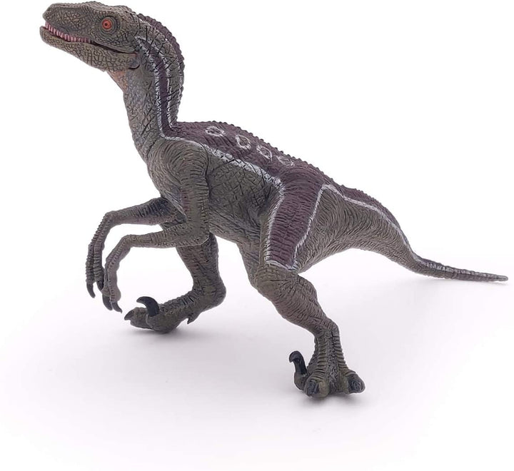 Dinosaurio Velociraptor Pintado a Mano