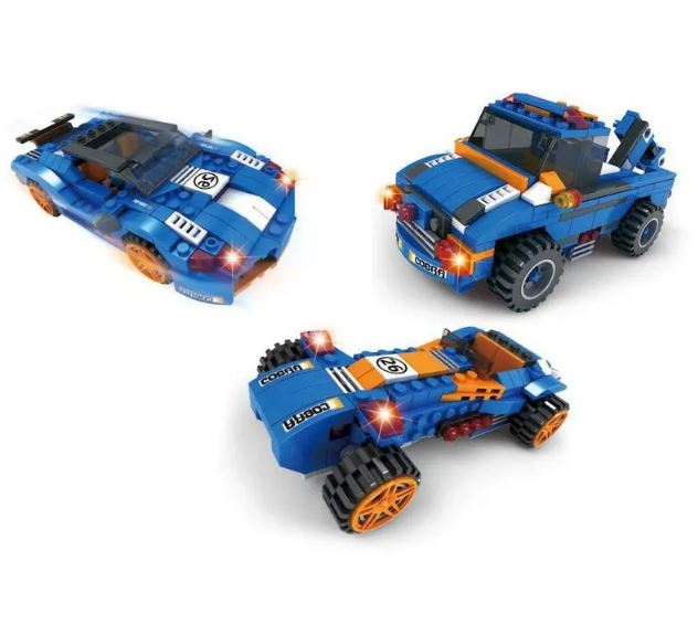 Set De Construccion 317 Piezas Carros 3 En 1