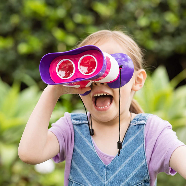 Juego Didáctico Binoculares Rosado Para Niños