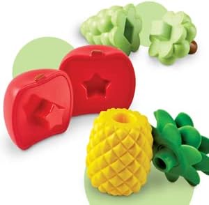 Juego De Encaje Frutas Formas Y Colores Niñas