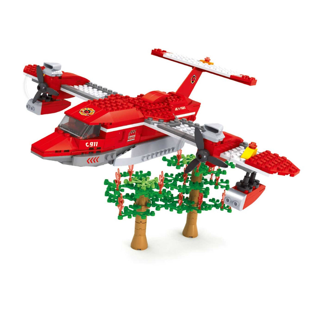 Juego De Construccion Tipo Lego Avion Rescate