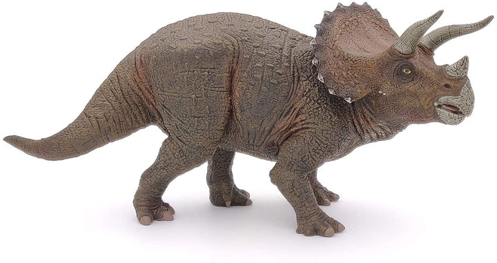 Dinosaurio Triceratops Pintado a Mano