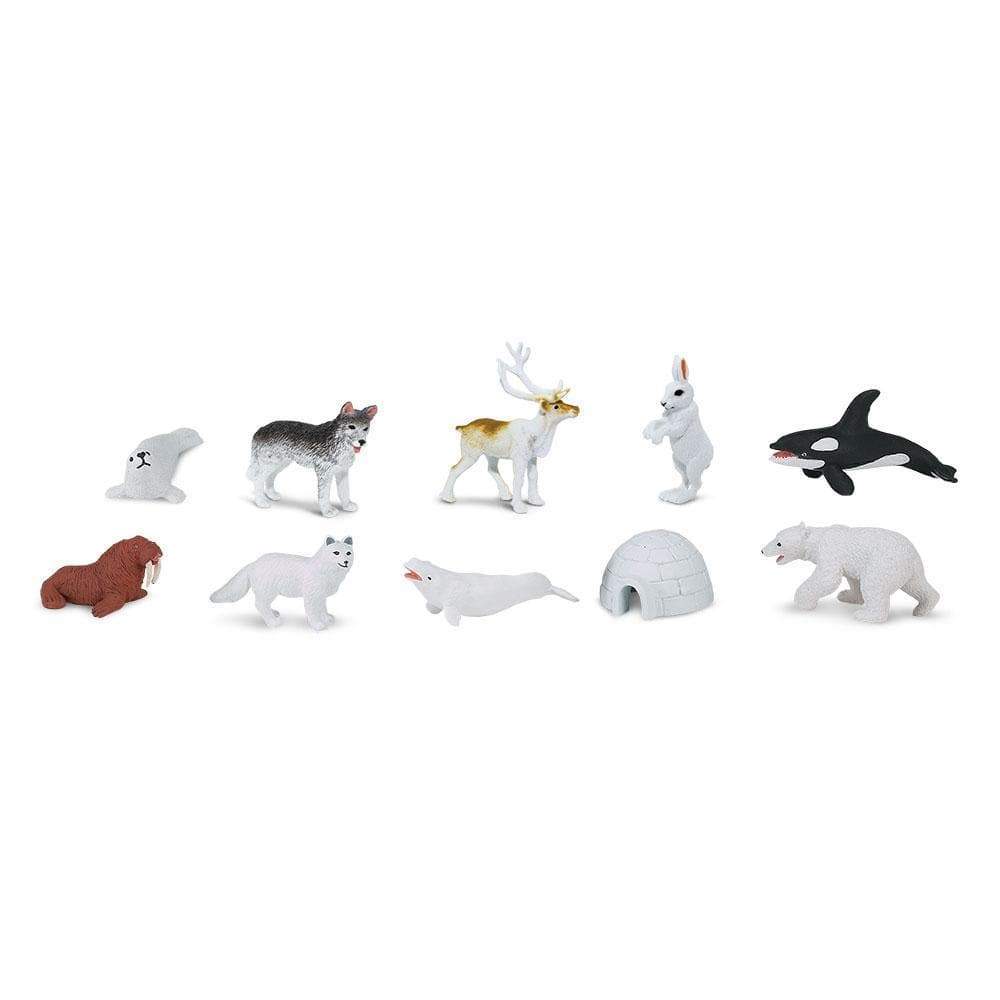Tubos De Animales Del Artico Pintado a Mano