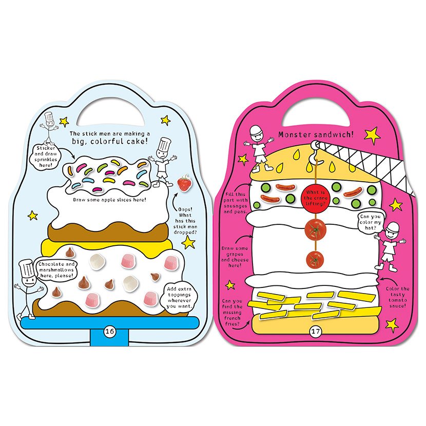 Libro De Actividades Maleta Con Stickers