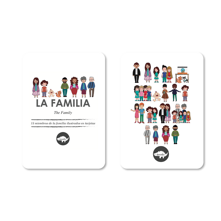 Flash Cards Kocodio La familia