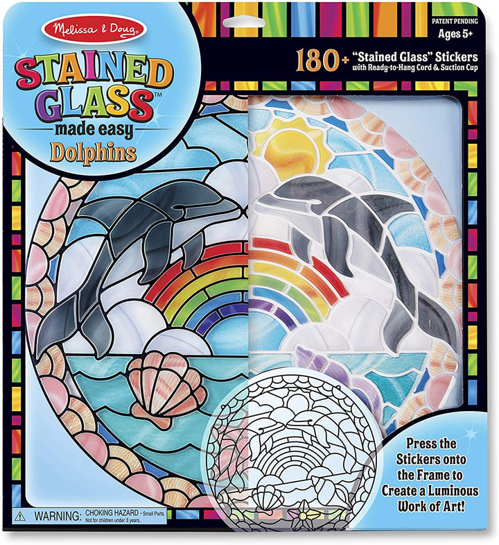 Set De Arte Disena Tus Vitrales Delfines
