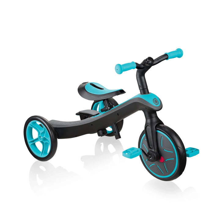 Triciclo y Bicicleta de Balance 4 en 1 azul para niños