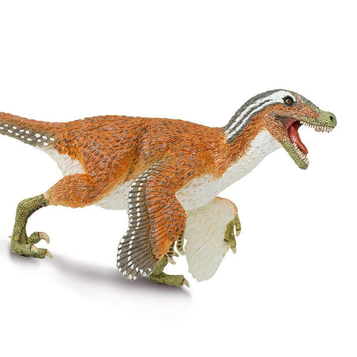 Figura Dinosaurio Velociraptor Pintado a Mano
