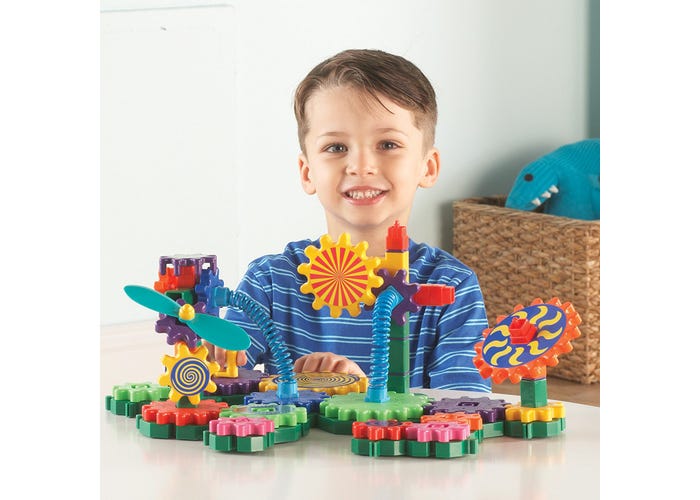 Juego Didáctico de Engranajes Jardín Mágico Para Niños