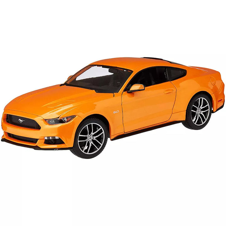 Carro Ford Mustang Naranja A Escala 1/18