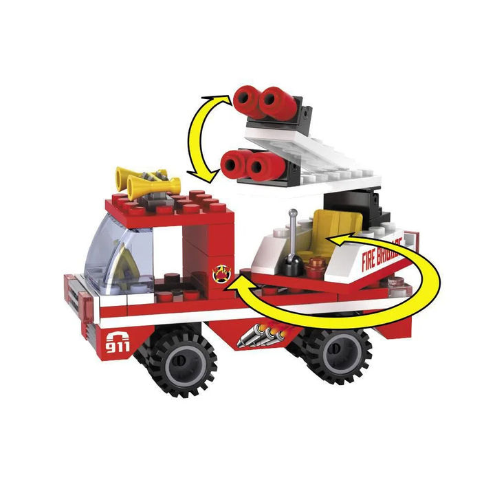 Juego De Construccion Tipo Lego Bomberos 133 piezas