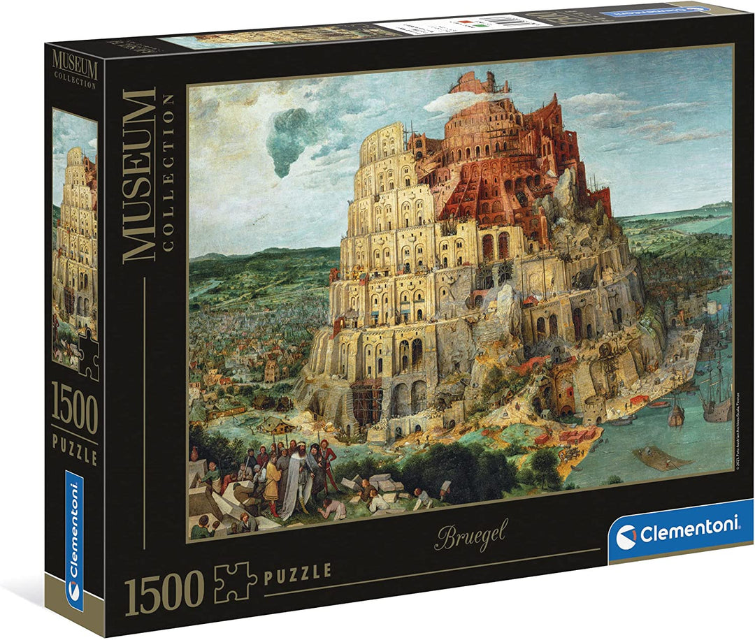Rompecabezas 1500 Piezas Obra Arte Torre De Babel