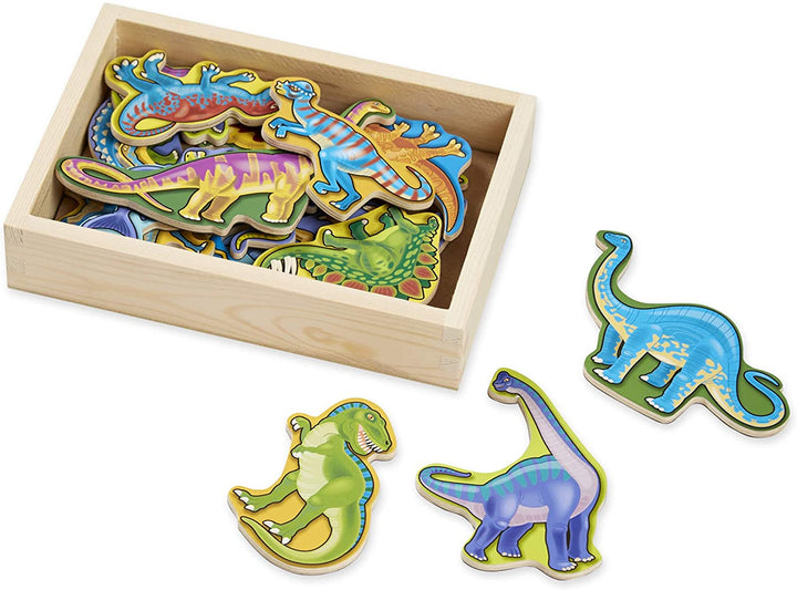 Imanes en Madera  Dinosaurios