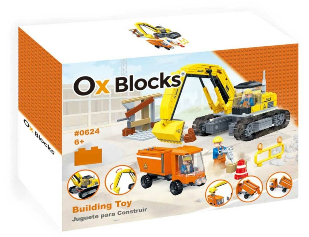 Juego Tipo Lego Carros De Construccion 293 Piezas
