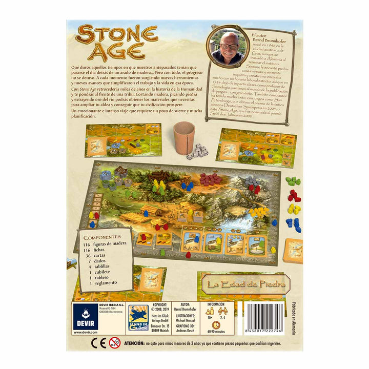 Juego De Mesa Stone Age Para Niños Adultos