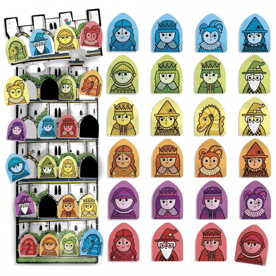 Juego De Memoria Torre De Colores