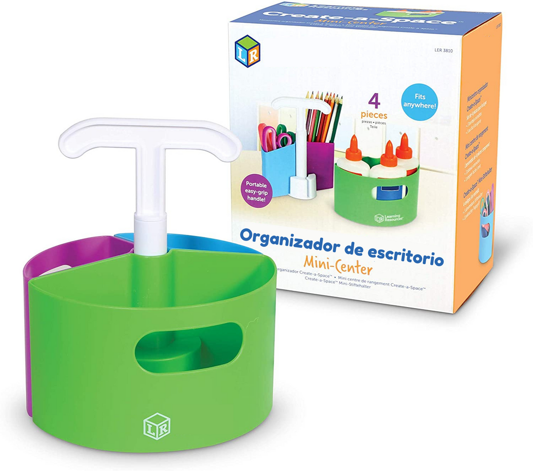 Organizador escolar mini centro creativo para niños
