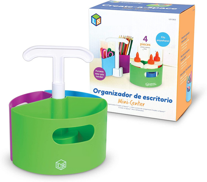 Organizador escolar mini centro creativo para niños