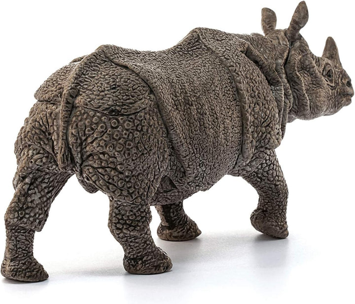 Figura Animales Rinoceronte Pintada A Mano