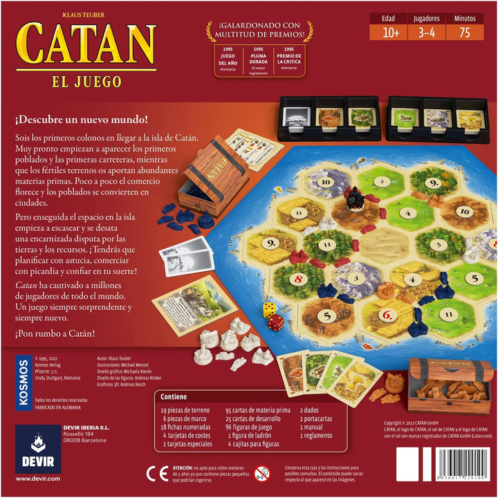 Juego de Mesa Catan Adultos Ninos