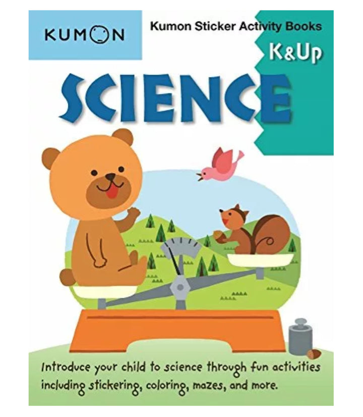 Libro Kumon Stickers De Ciencias Para Kinder En Ingles