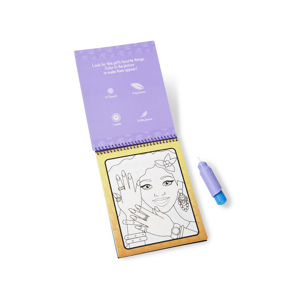 libro para Pintar con Agua Maquillaje