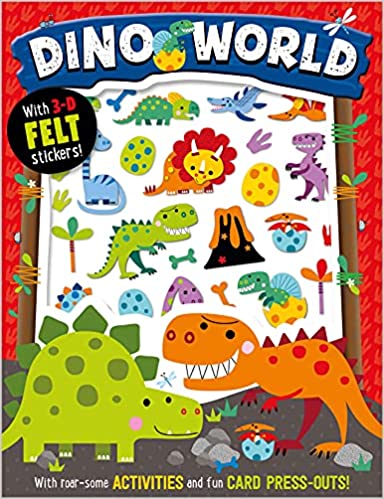 Libro De Actividades Con Stickers Dinosaurios