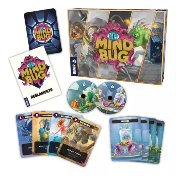 Juego De Mesa Mindbug Estrategia Para Niños Adultos