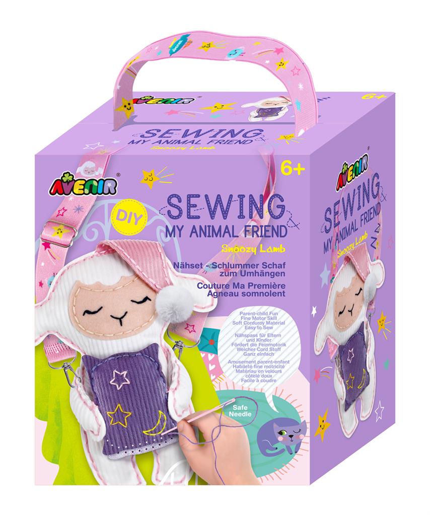 Set De Arte Y Manualidades Oveja De Peluche Tejido