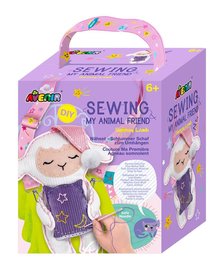 Set De Arte Y Manualidades Oveja De Peluche Tejido