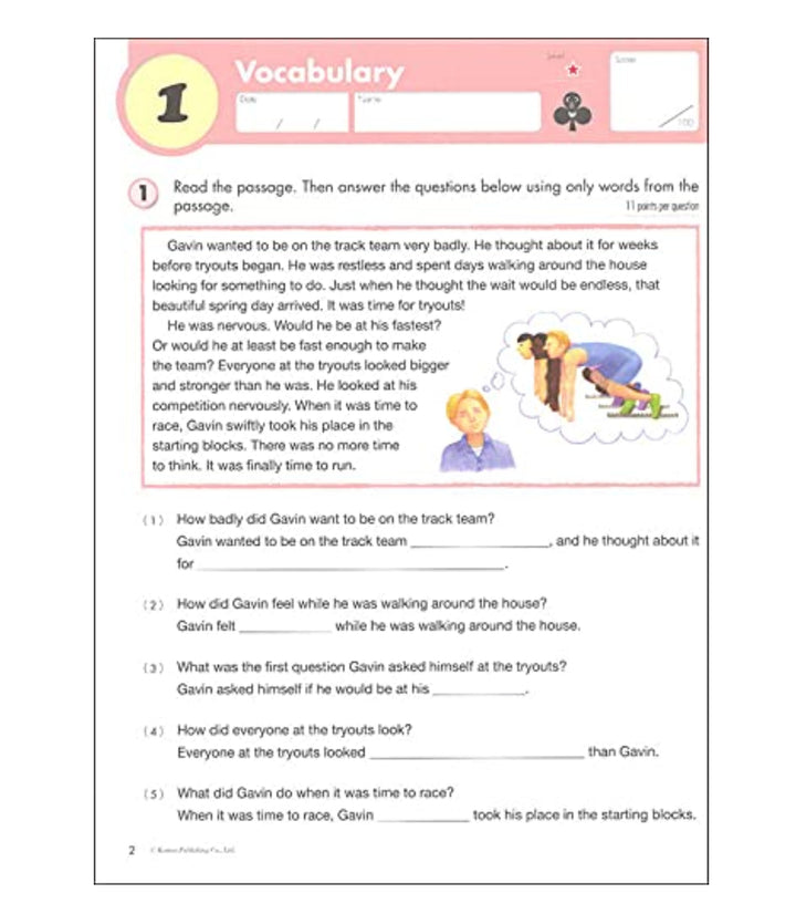 Libro Kumon Lectura Cuarto Grado En Ingles