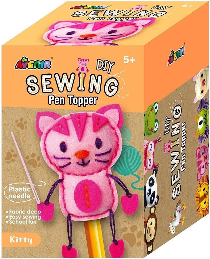 Set De Arte Y Manualidades Mini Gato Tejido