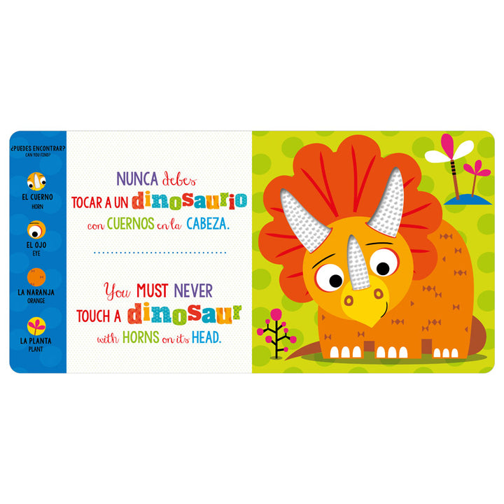 Libro Infantil Nunca Toques Un Dinosaurio Bilingue