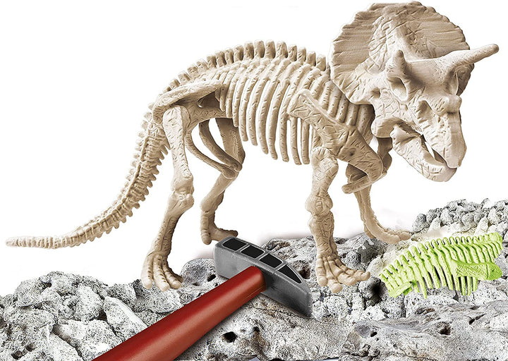 Juego Experimento Fosil De Dinosaurio Triceratops