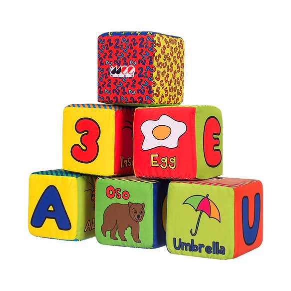 Cubos Didacticos Colores Letras Y Numeros Suave