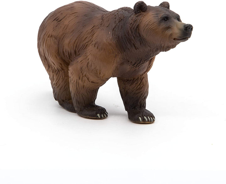 Figura Animales Oso Pirineo Pintado a Mano