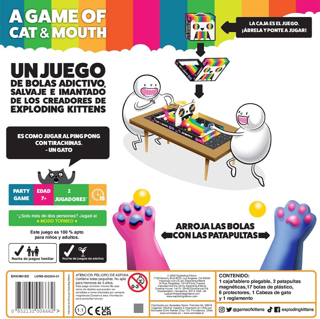 Juego De Mesa El Gato Y La Bola